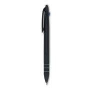 Bolígrafo Publicitario Touch 4 colores Negro