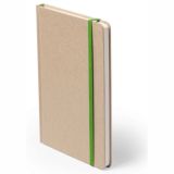 Bloc de notas Cartón Reciclado Personalizable detalle verde