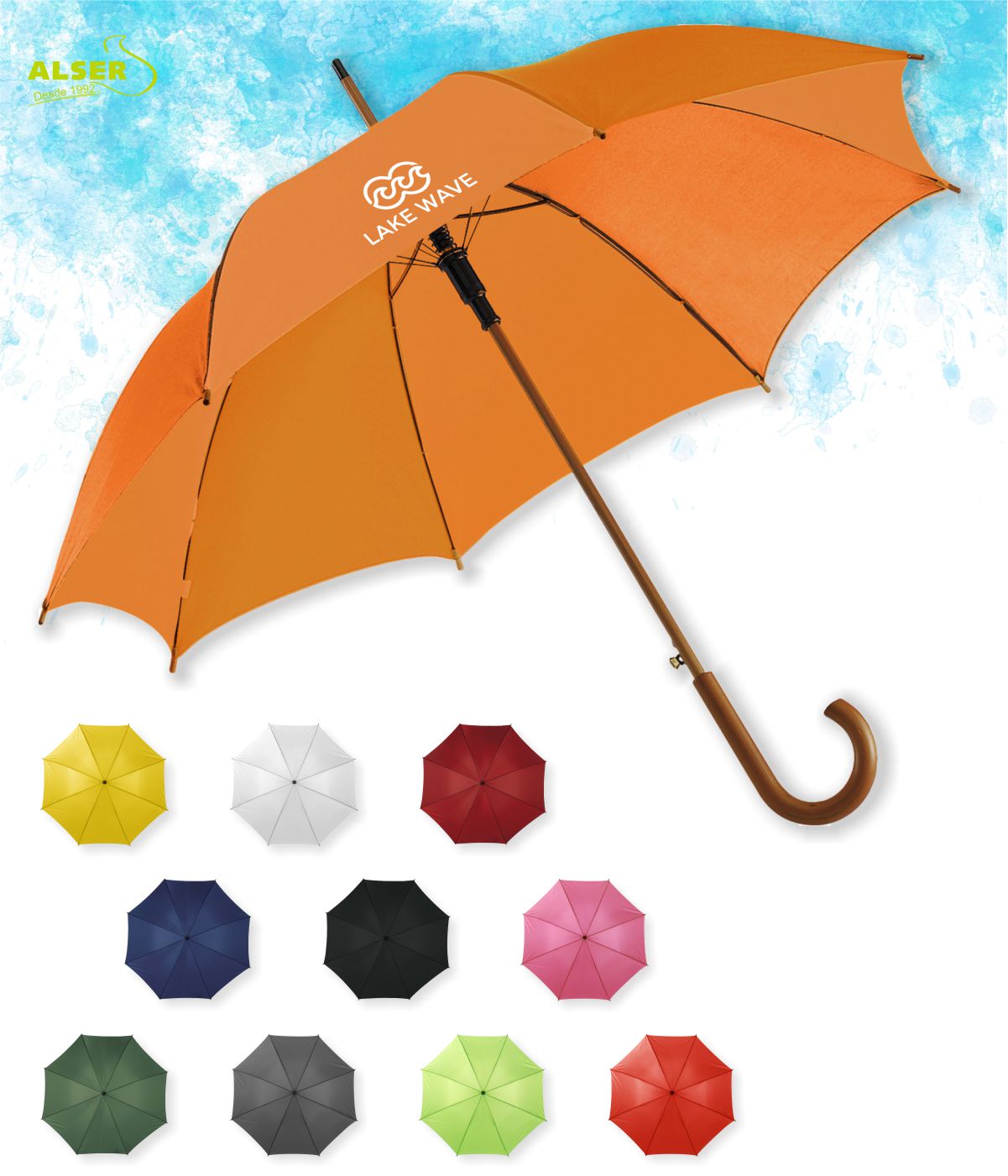 paraguas automatico publicidad