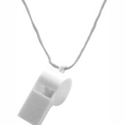 Silbato Cordón Blanco. Regalo Publicitario