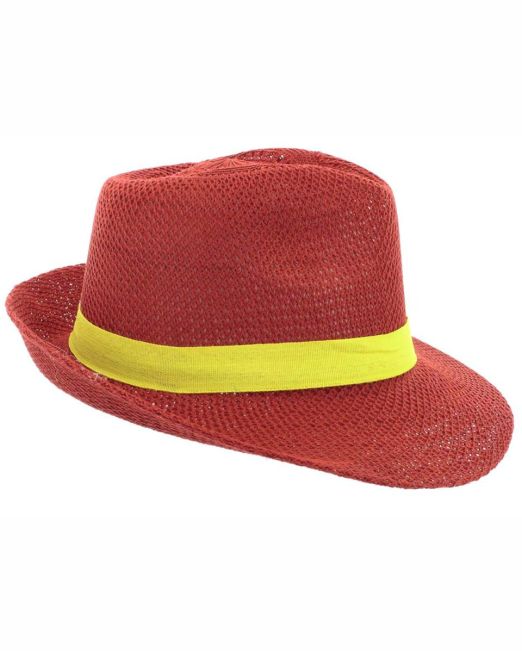 Sombrero Ala Ancha rojo Publicitario