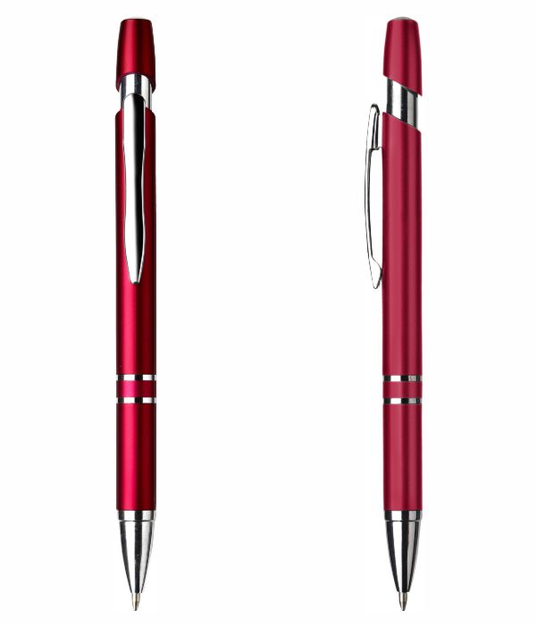 Bolígrafo Plástico Elegante Rojo. Propaganda