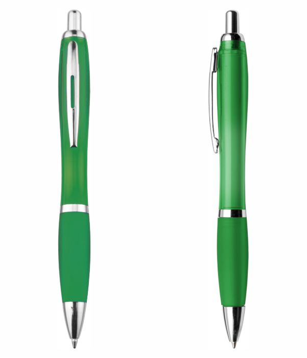 Bolígrafo Plástico Publicitario. Verde. Regalos Publicitarios