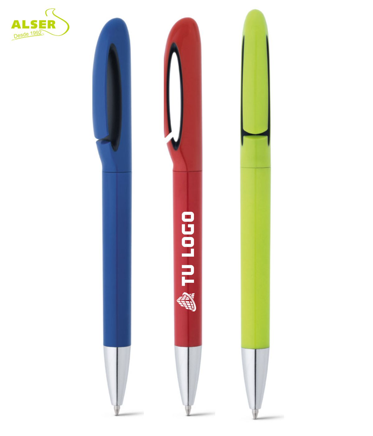 Bolígrafo promocional de colores