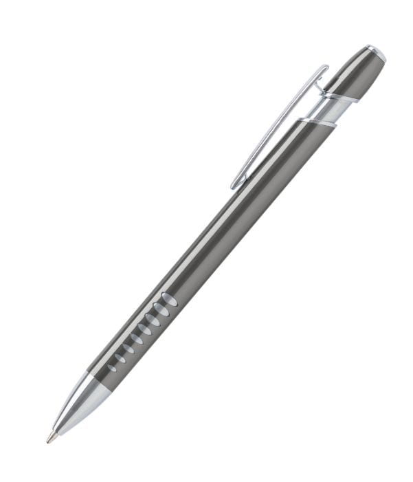 Bolígrafo Diseño Aluminio Gris