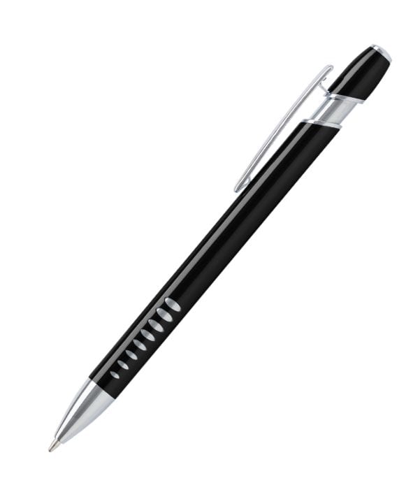 Bolígrafo Diseño Aluminio Negro