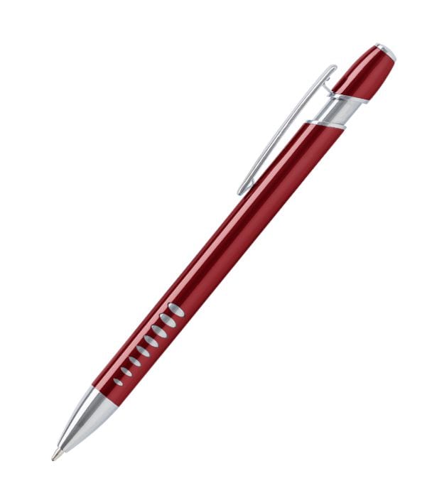 Bolígrafo Diseño Aluminio Rojo