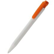 Bolígrafo-Publicitario-Antibacteriano-Naranja. Regalos Publicitarios
