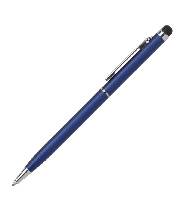 Bolígrafo Touch Aluminio Azul. Artículos Publicidad