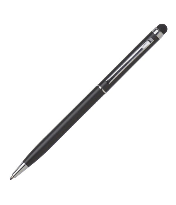 Bolígrafo Touch Aluminio Negro. Artículos Publicidad