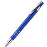 Bolígrafo de Plástico Elegante Azul. Regalos Promocionales