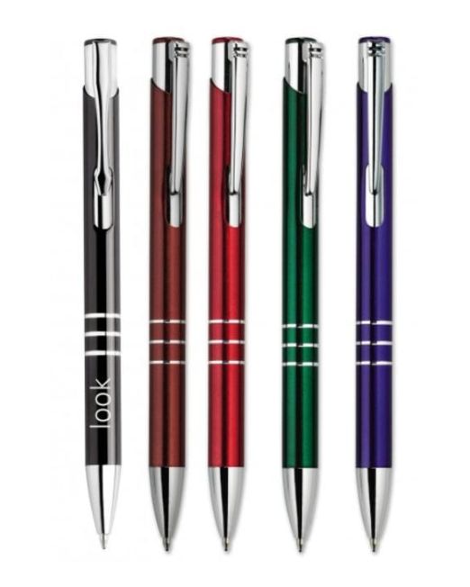 Bolígrafo Metálico Personalizado Colores