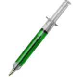 Bolígrafo Jeringuilla Personalizado Verde