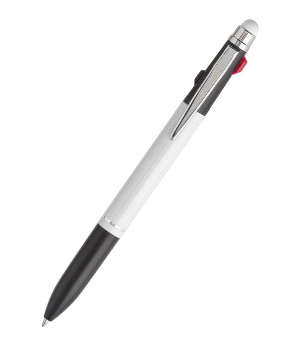 Bolígrafo Original Personalizado Tres Tintas Touch blanco