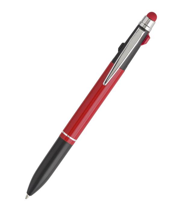 Bolígrafo Original Personalizado Tres Tintas Touch Rojo