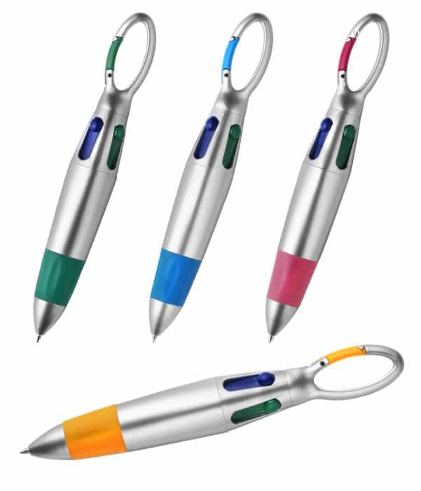 Bolígrafos de 4 Colores Personalizados Baratos - Desde 0,19€