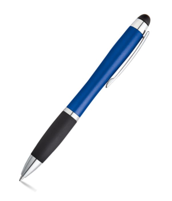 Bolígrafo Touch Led para promoción. Impactante bolígrafo para resaltar su marca sobre su competencia. Impacte con su publicidad promocional Azul