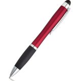 Bolígrafo Touch Led para promoción. Impactante bolígrafo para resaltar su marca sobre su competencia. Impacte con su publicidad promocional Rojo