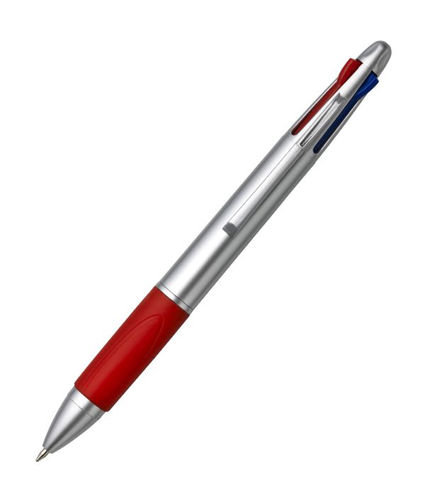 Bolígrafo con 4 tintas Rojo. Artículo Publicitario