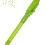 Bolígrafo Tinta Invisible Verde. Regalos publicitarios niños