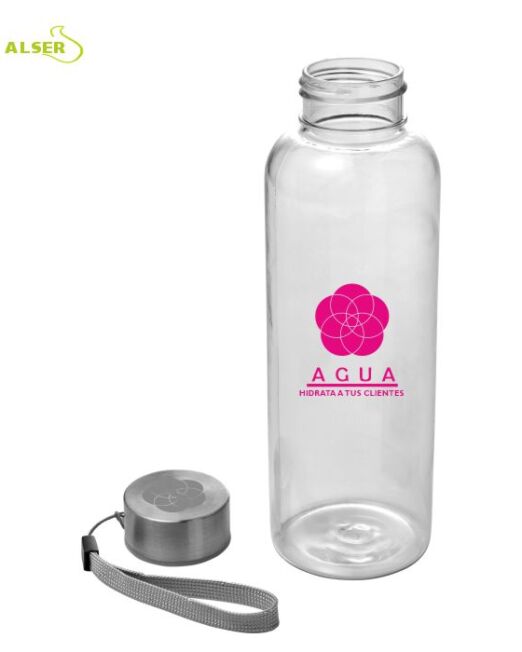 Botella transparente personalizable para regalo de empresa transparente