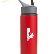 Bidón de Aluminio Personalizado. Rojo