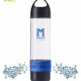 Botella de agua con Altavoz bluetooth. Azul