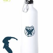 bidon de aluminio 800 ml para publicidad blanco
