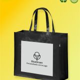 Bolsa Rpet Negra personalizada con logo