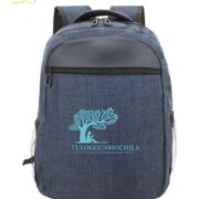 mochila para promocion personalizada con tu logo. Color azul