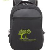 mochila para promocion personalizada con tu logo. Color negro
