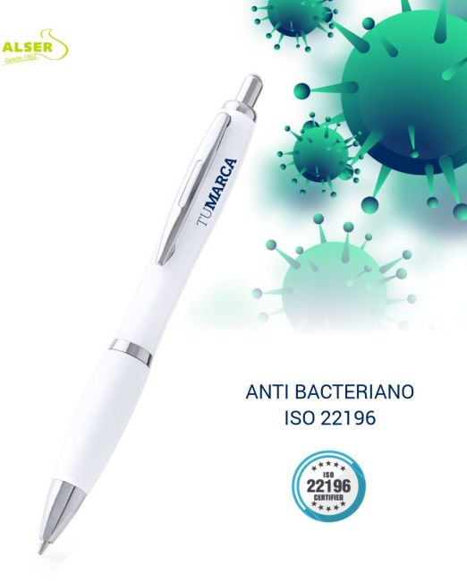 Bolígrafo Anti Bacteriano Marcado para empresas