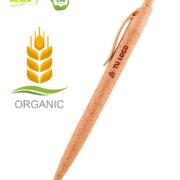 Boligrafo fibra de trigo Naranja