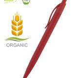 Boligrafo fibra de trigo Rojo