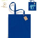 Bolsa algodon organico azul