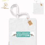 Bolsa algodon organico blanca personalizada
