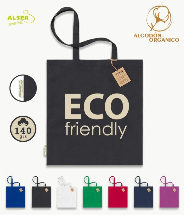 Bolsa algodón orgánico personalizada con logo
