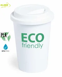 Vaso Biodegradable con Tapa