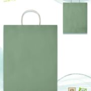 Bolsa de papel verde