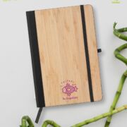 libreta de bambu personalizada
