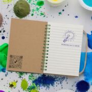 cuaderno espiral abierto