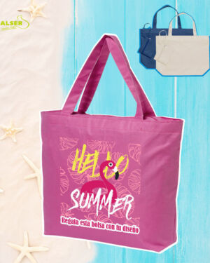 bolsa playa con neceser