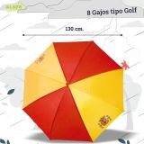 Paraguas bandera España Medidas