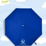 Paraguas plegable automatico Azul personalizado