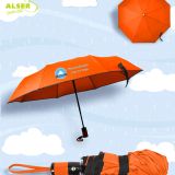 Paraguas plegable automatico Naranja Personalizado
