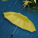 Paraguas plegable ligero amarillo personalizado