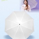 Paraguas plegable ligero blanco
