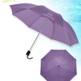 Paraguas plegable ligero morado para promociones