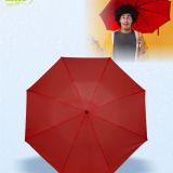 Paraguas plegable ligero Rojo