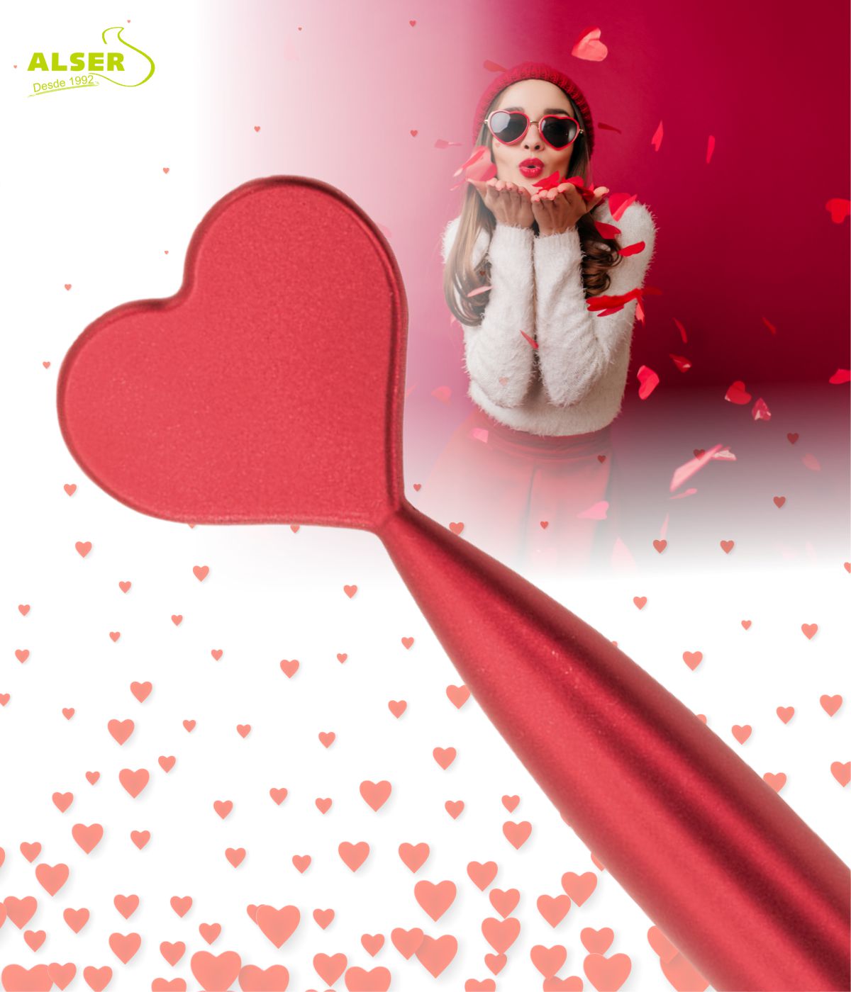 Boligrafo San Valentín detalle corazon